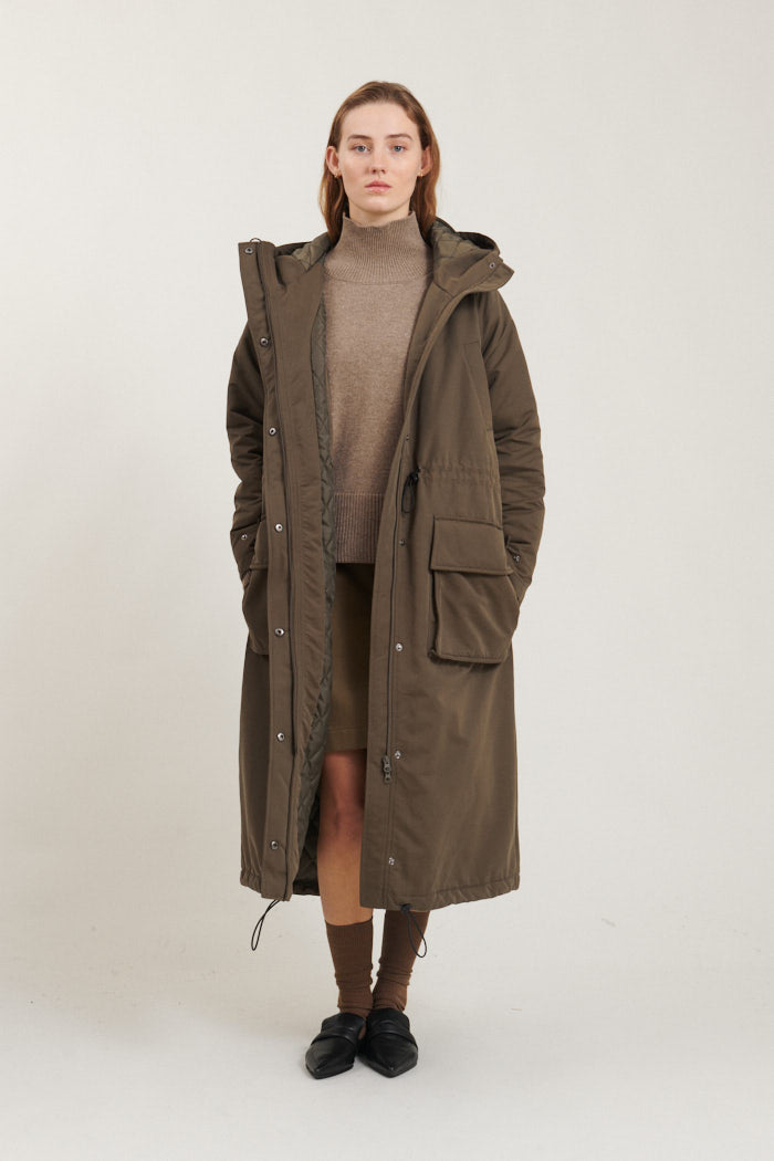 Basic Apparel Ajlin Parka Jakker 126 Tarmac